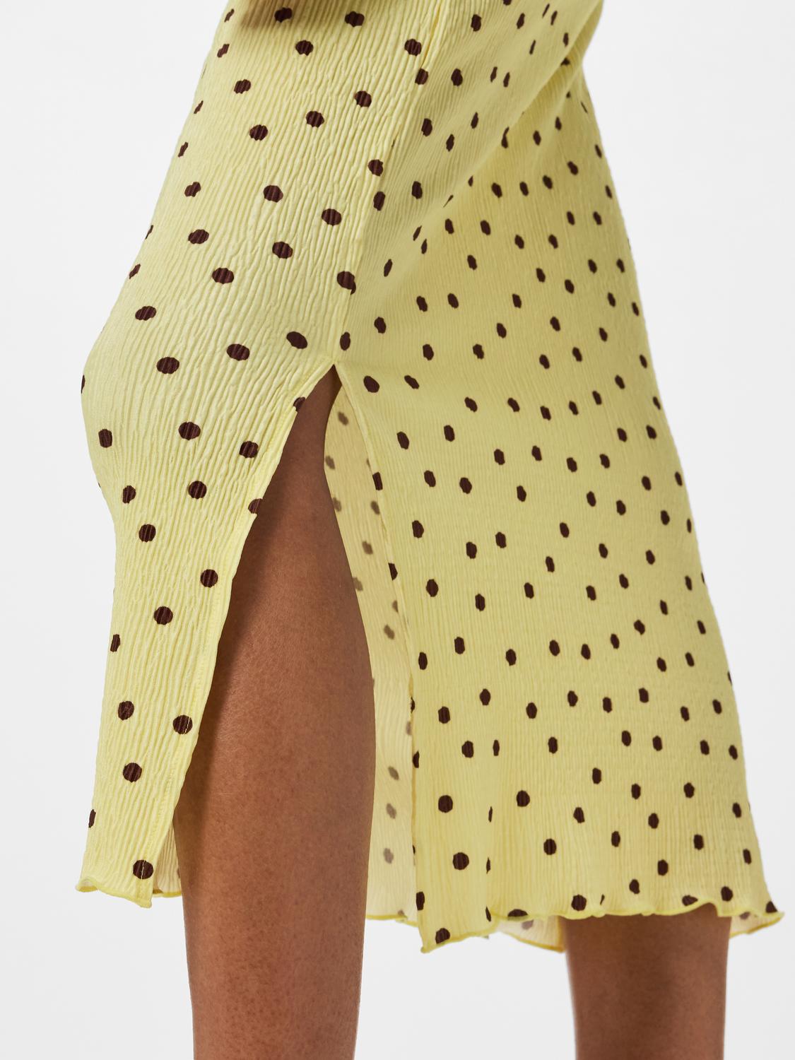 PCFLORA Midi Dress - French Vanilla - VERO MODA & VILA Bergvik